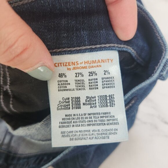 Citizens of Humanity Avedon Skinny Jeans Stretch Medium Wash Women's 27 - Picture 11 of 12